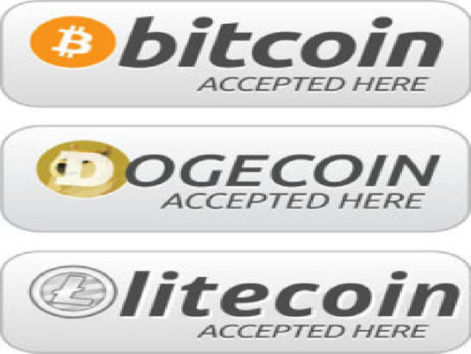 THREECUBES Online Accepts BitCoin, LiteCoin & DogeCoin now