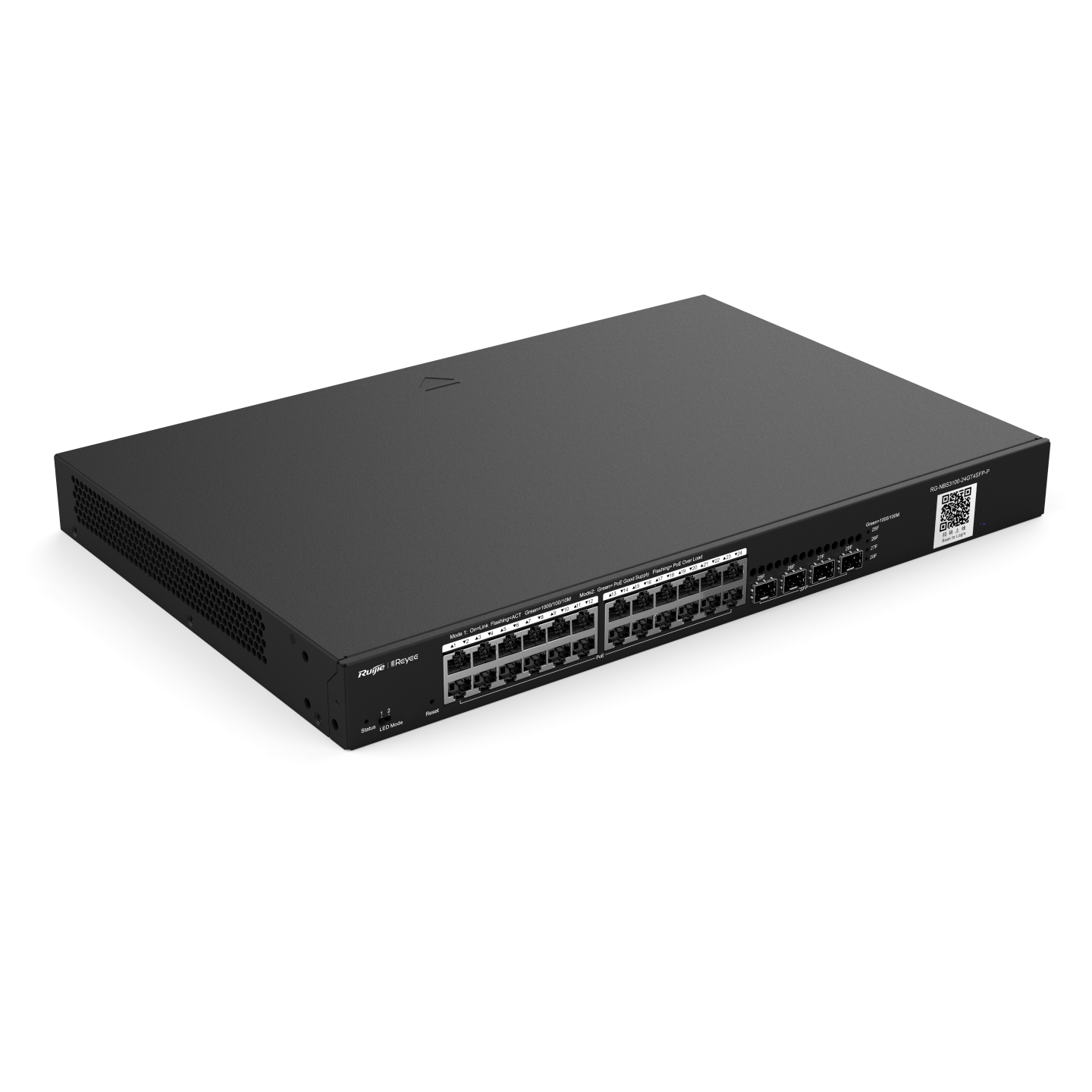 Reyee RG-NBS3100-24GT4SFP-P 24-Port Gigabit L2 Managed PoE+ Switch