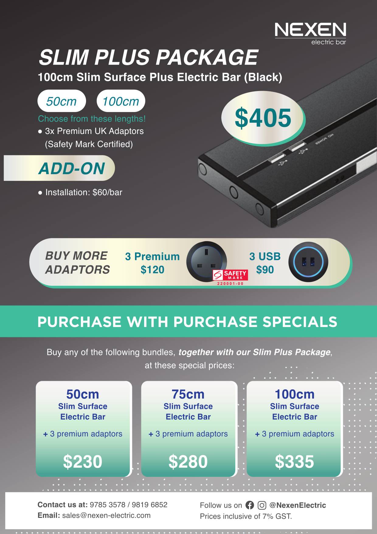 Nexen electric bar PRO SURFACE + series