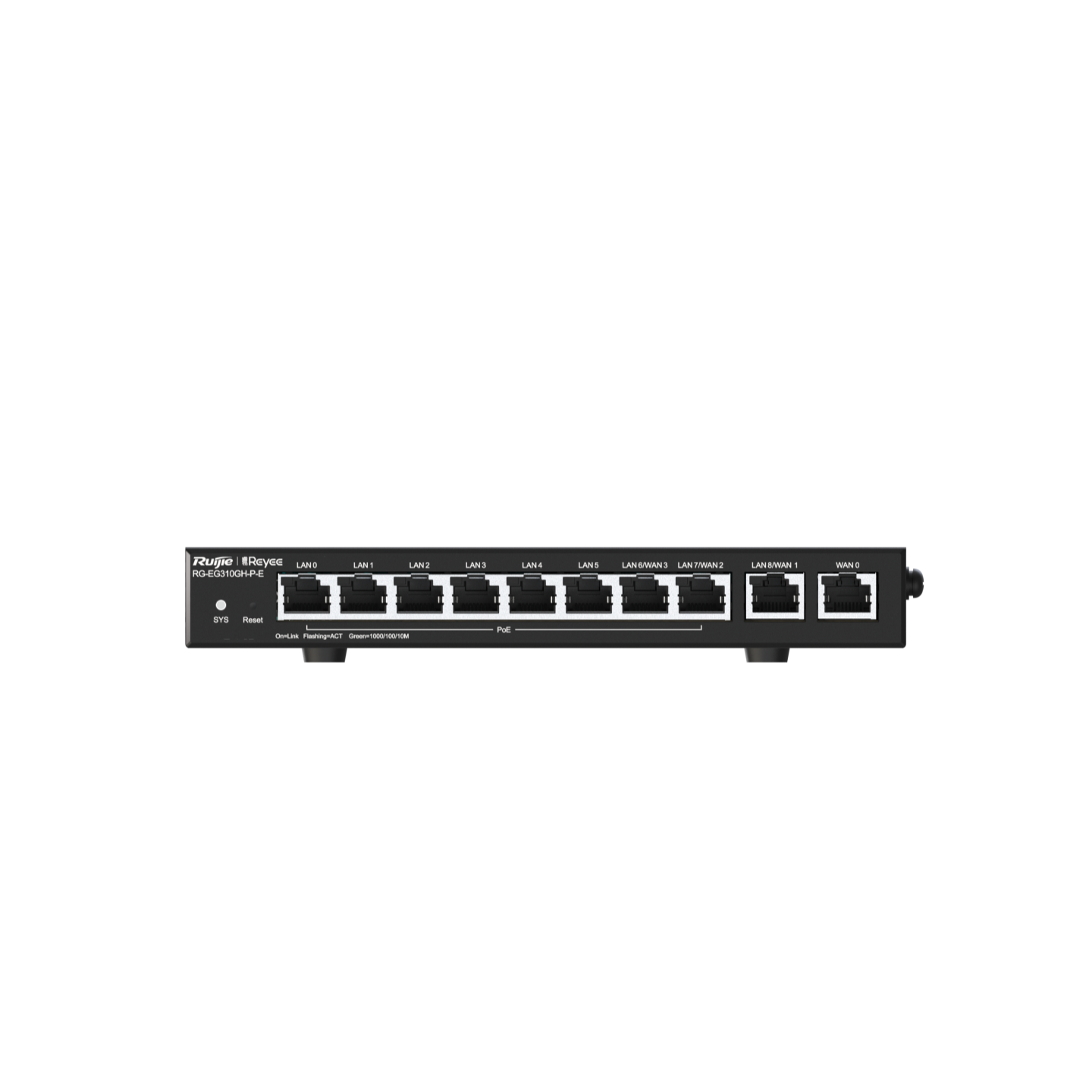 Reyee RG-EG310GH-P-E Desktop 10-Port Full Gigabit Router