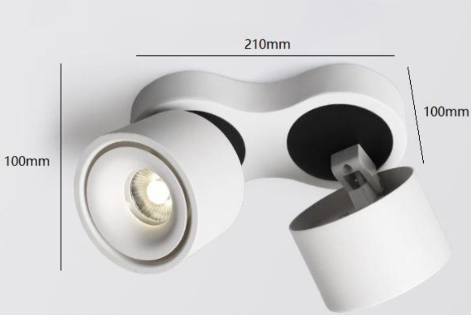 Laniber LED HALO Tilt-able (Double)