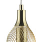 Pendant Lamp (MARKSLÖJD-GRID original) Black/Brass - Three Cubes Lightings (Singapore)