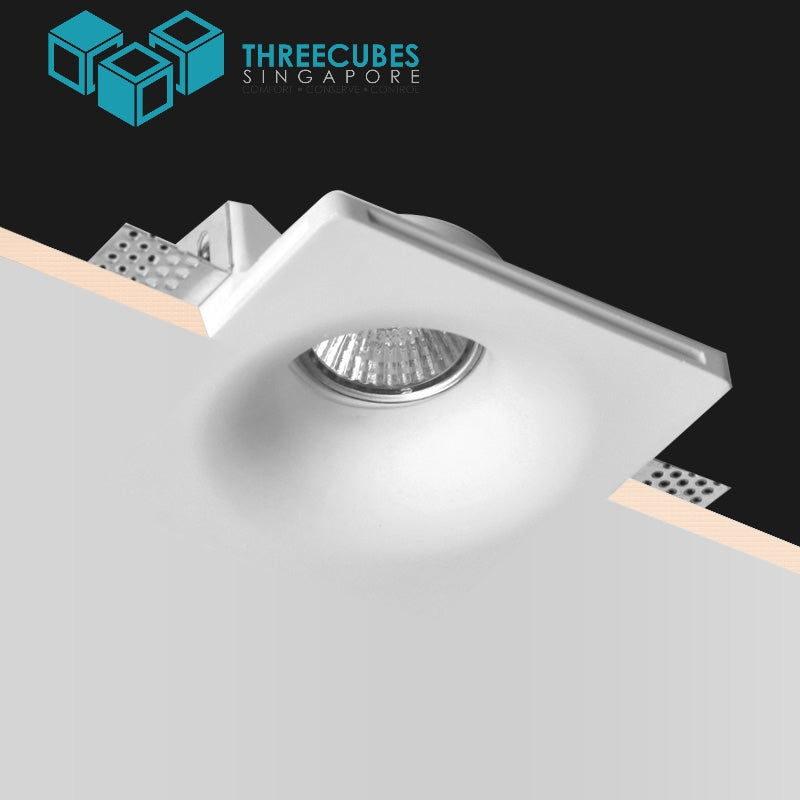 Akiya Curve Frameless Spotlight Round Fitting(GU10/MR16) - Three Cubes Lightings (Singapore)