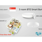 HDB BTO 3 Room SMART-NATION LED Bundle (YEELIGHT) - Three Cubes Lightings (Singapore)