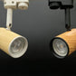 Track Lights GU10 Fitting Wood Theme(LED Bulbs and track sold separately) with PHILIPS LED - Three Cubes Lightings (Singapore)