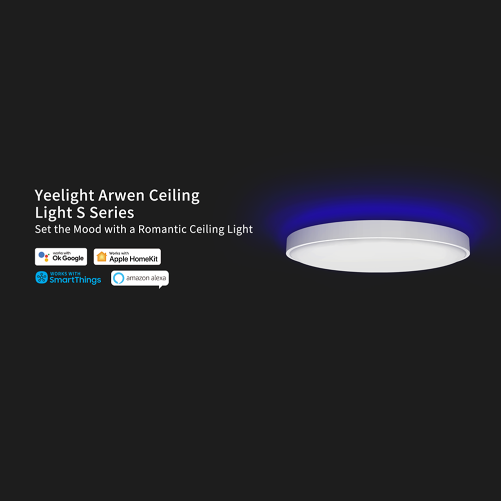 Yeelight Arwen smart white LED Ceiling Lights (Ambience  Backlight)