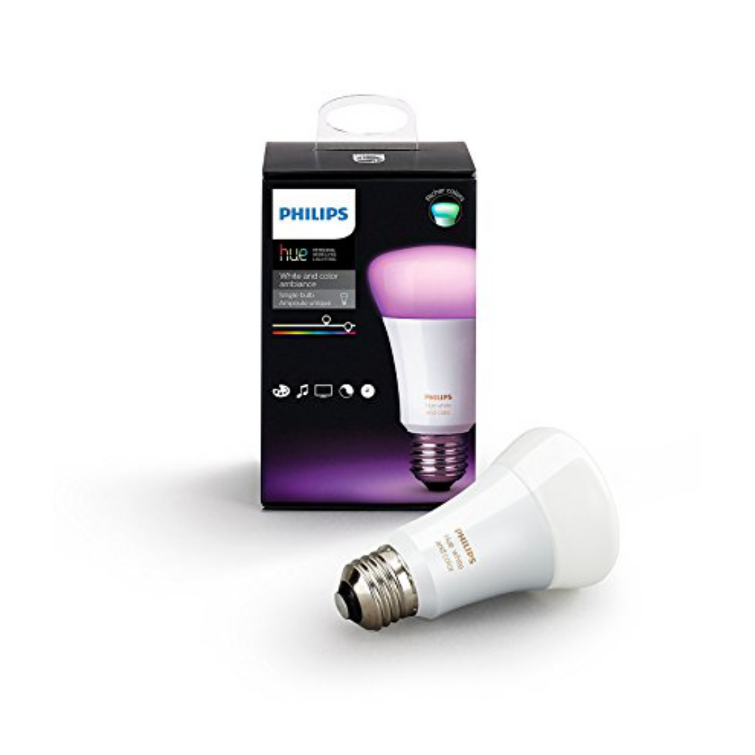 Philips Hue White and Colour Ambiance E27 Single Bulb