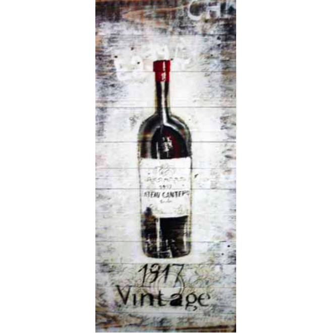 Painted Wood- Vintage 1917 Red - Three Cubes Lightings (Singapore)