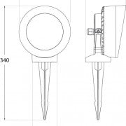 Outdoor Ground Spike Light