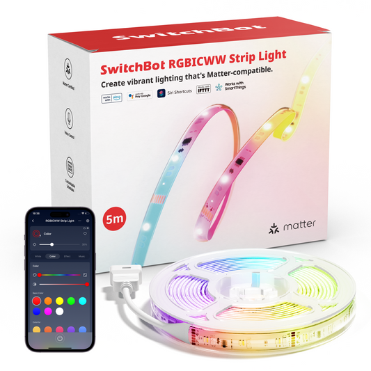 SwitchBot RGBICWW LED Strip Light 3 (UK Plug)