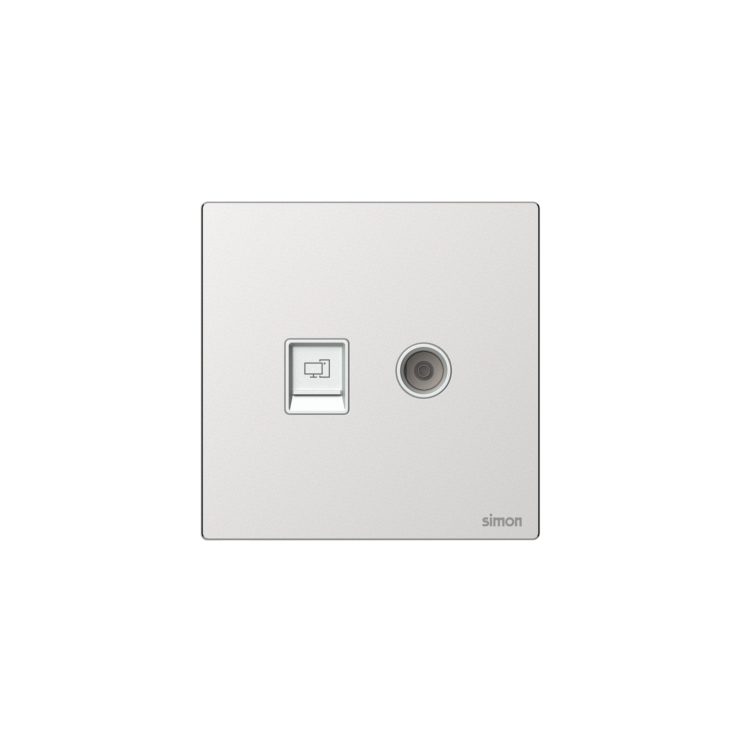 Simon M7 TV and Data Outlet Cat.6