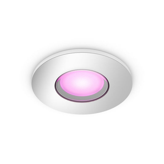 Hue Chrome and Color Ambiance Xamento Recessed Spotlight Chrome 1x4.2W