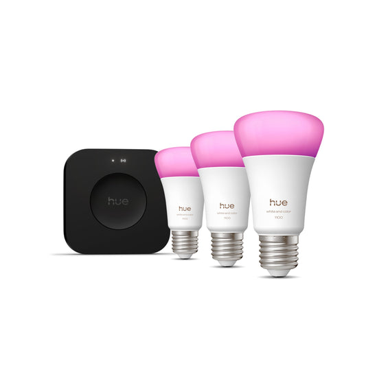 Hue White and Color Ambiance A60 E27 1100 Lumen Starter Kit GM PRO