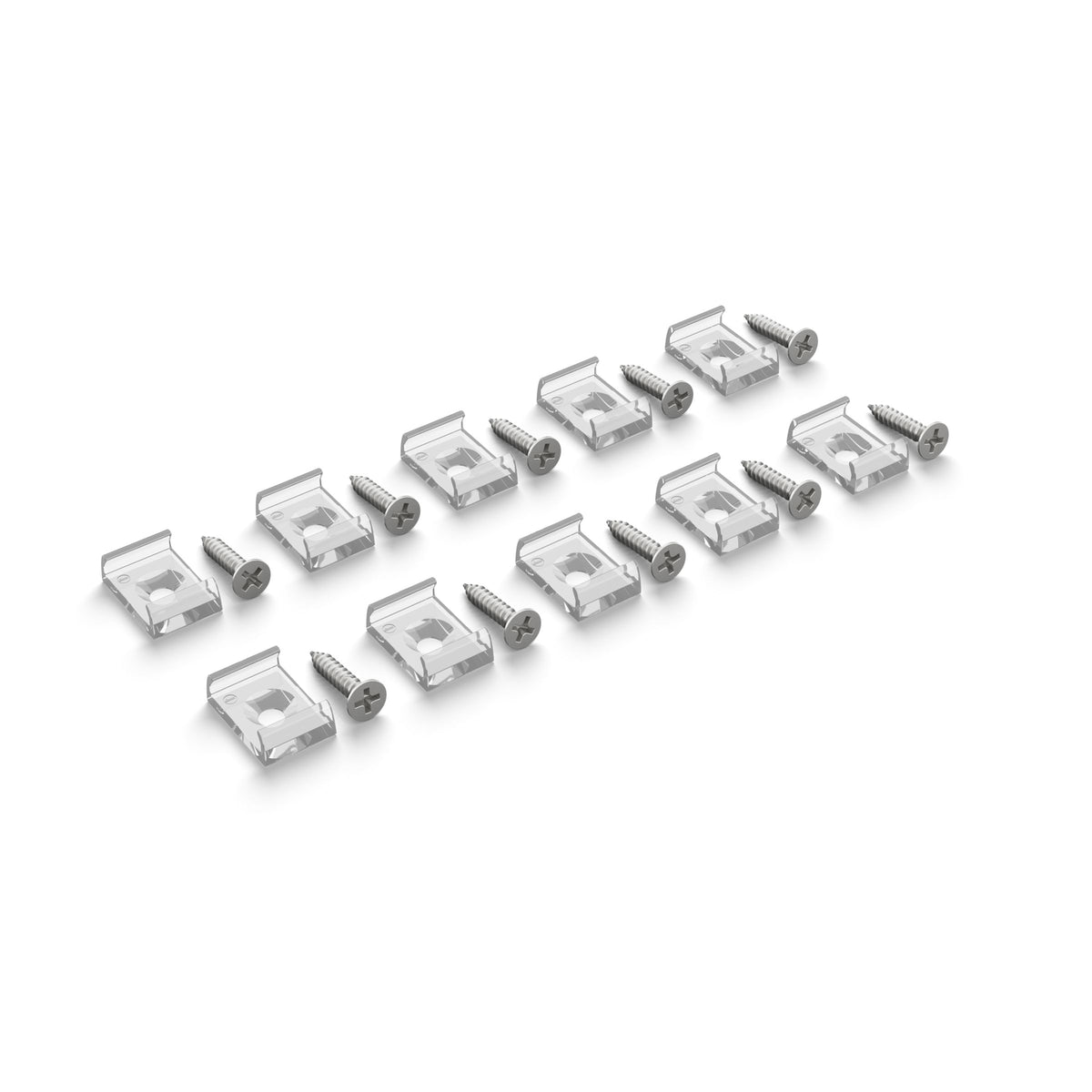 Hue Flux Smart Lightstrip Bracket for Mounting 10-Pack