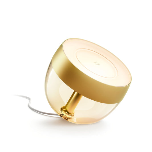 Hue White and Color Ambiance Iris Smart Table Lamp Gold Special Edition