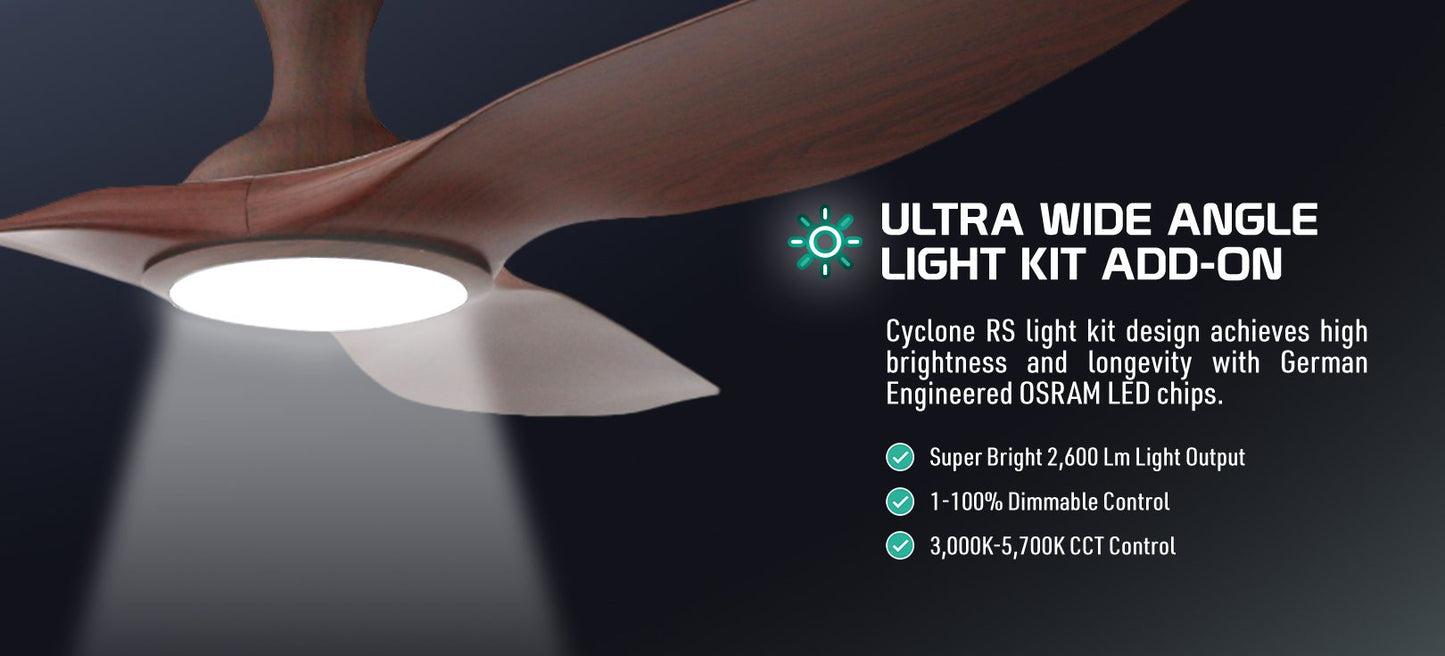 Point One Cyclone VSPEC-IV RS 5-Blade Smart Ceiling Fan