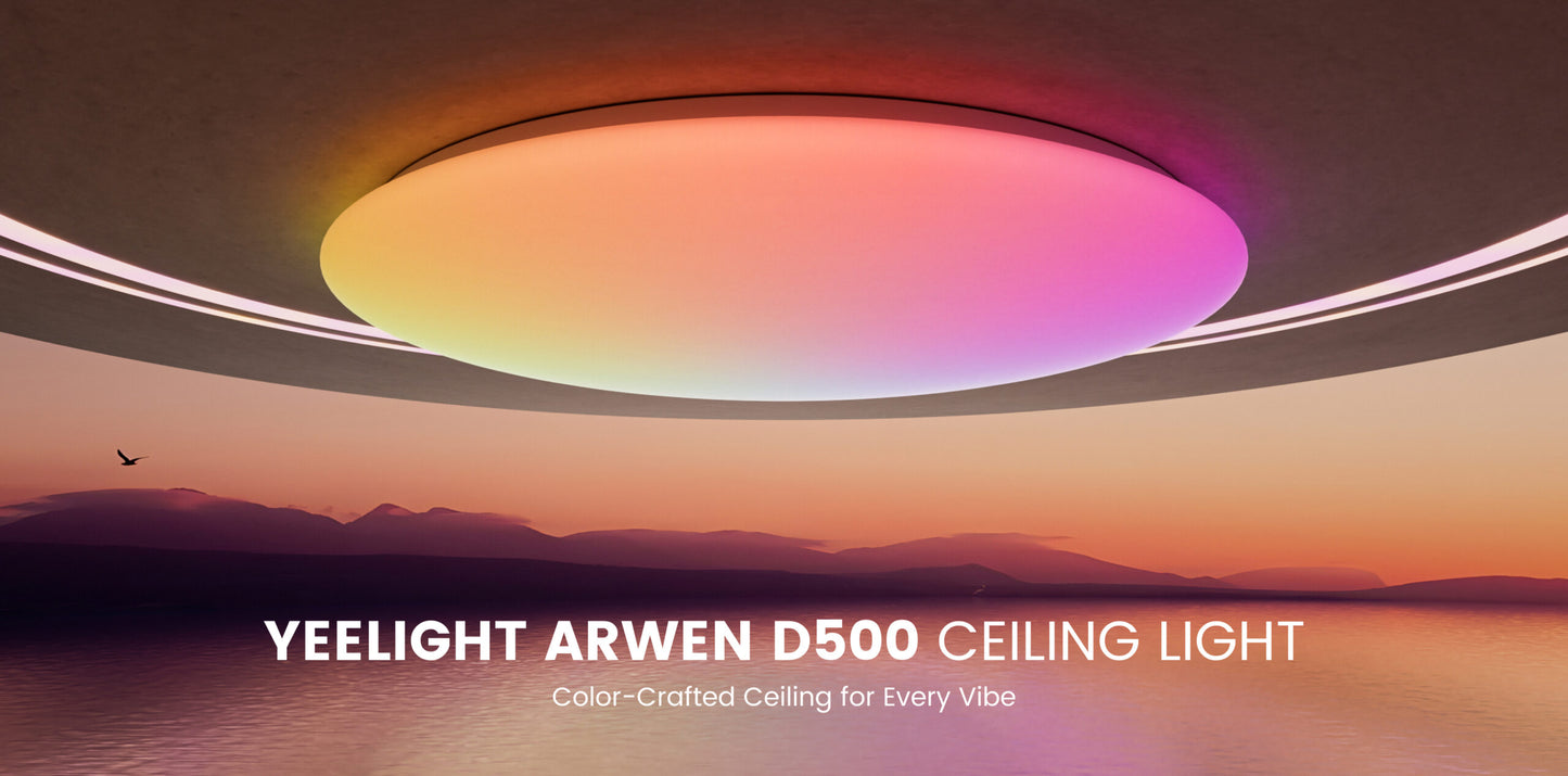 Yeelight Arwen Ceiling Light D Series (RGBIC, Quick Change, Backlight)