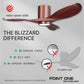 Point One Blizzard VSPEC-IV Smart Ceiling Fan