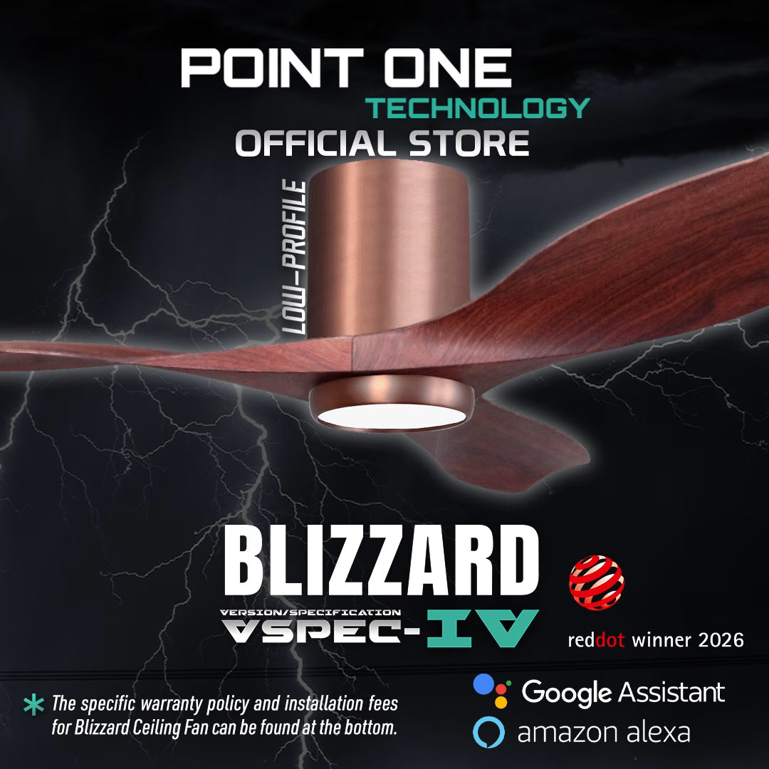 Point One Blizzard VSPEC-IV Smart Ceiling Fan