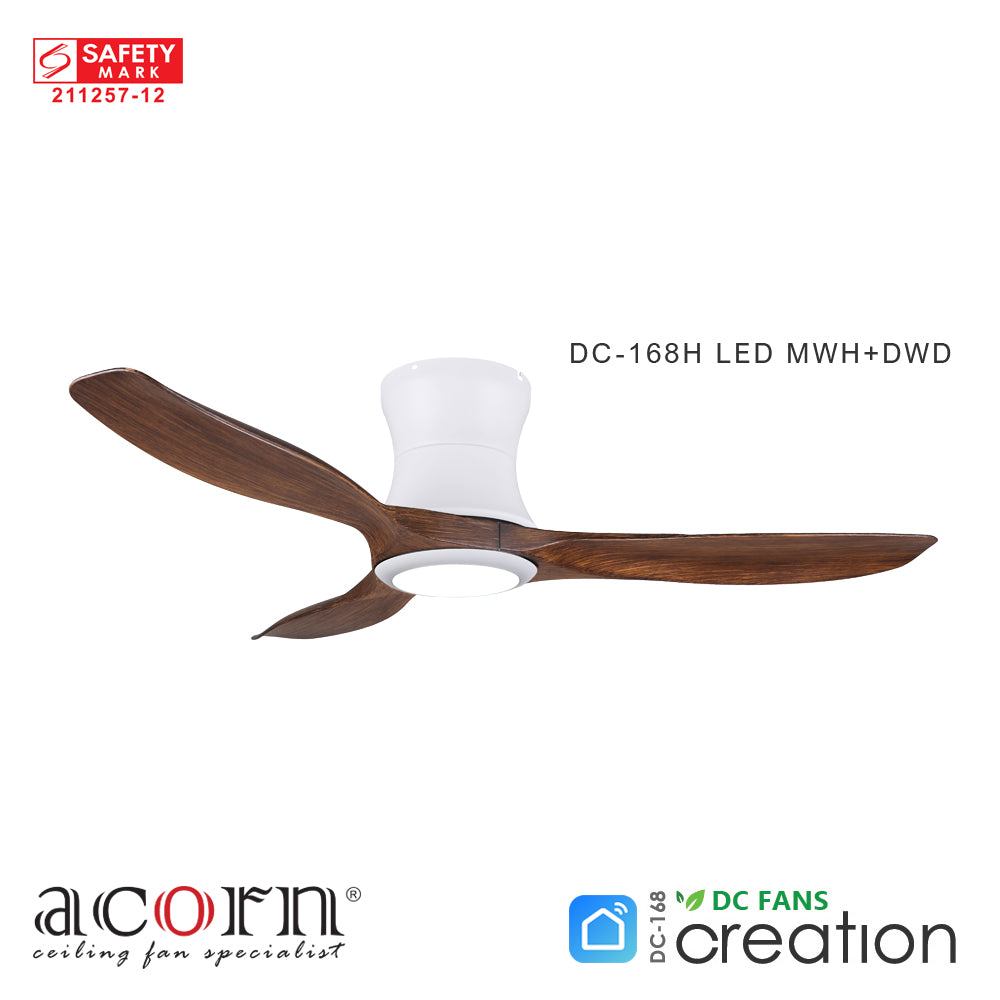 Acorn Smart Ceiling Fan (White) – Threecubes