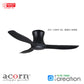 Acorn - Creation Smart Ceiling Fan (Black Hugger)