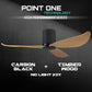 Black Cylinder + Carbon Black Casing / Timber | No