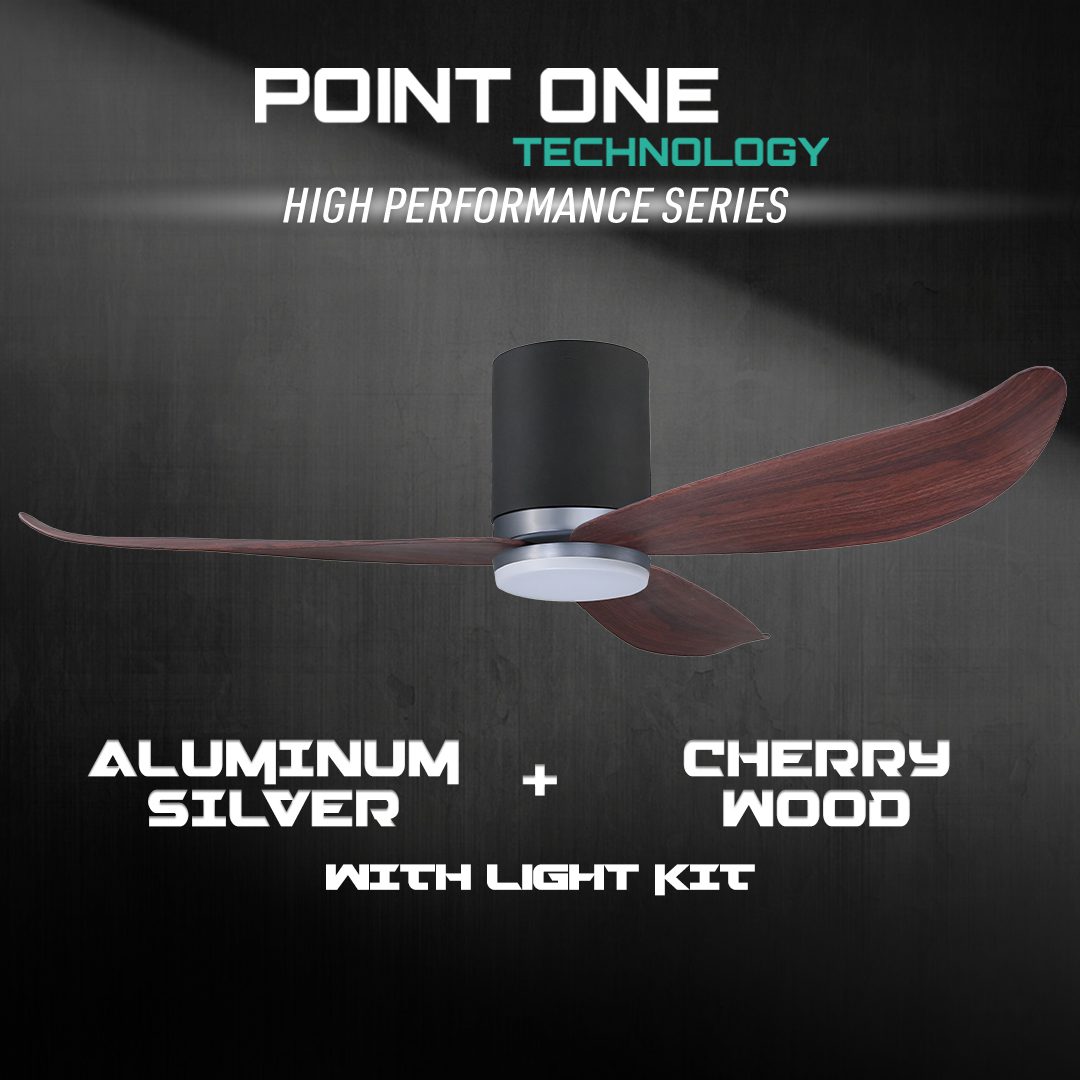Black Cylinder + Aluminum Silver Casing / Cherrywood | Yes