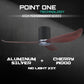 Black Cylinder + Aluminum Silver Casing / Cherrywood | No