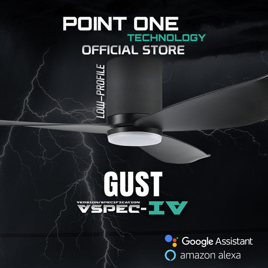 Point One Gust VSPEC-IV Smart Ceiling Fan (Blade 06)