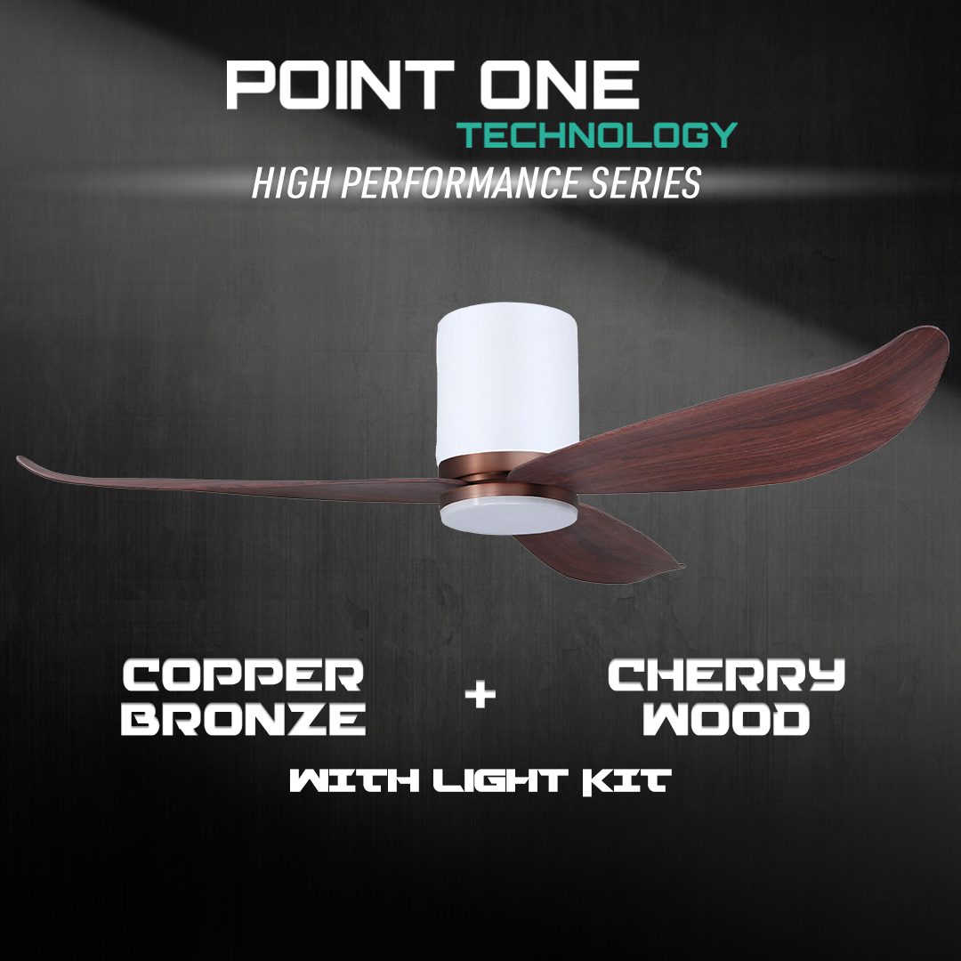 White Cylinder + Copper Bronze Casing / Cherrywood | Yes