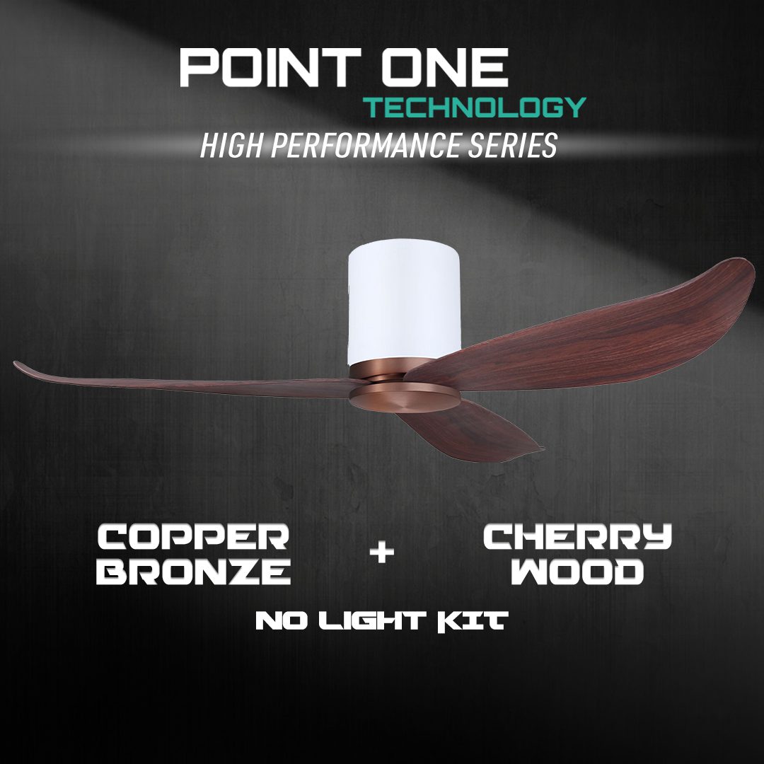 White Cylinder + Copper Bronze Casing / Cherrywood | No