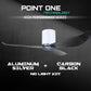 White Cylinder + Aluminum Silver Casing / Carbon Black | No