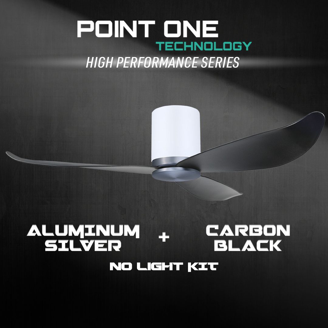 White Cylinder + Aluminum Silver Casing / Carbon Black | No
