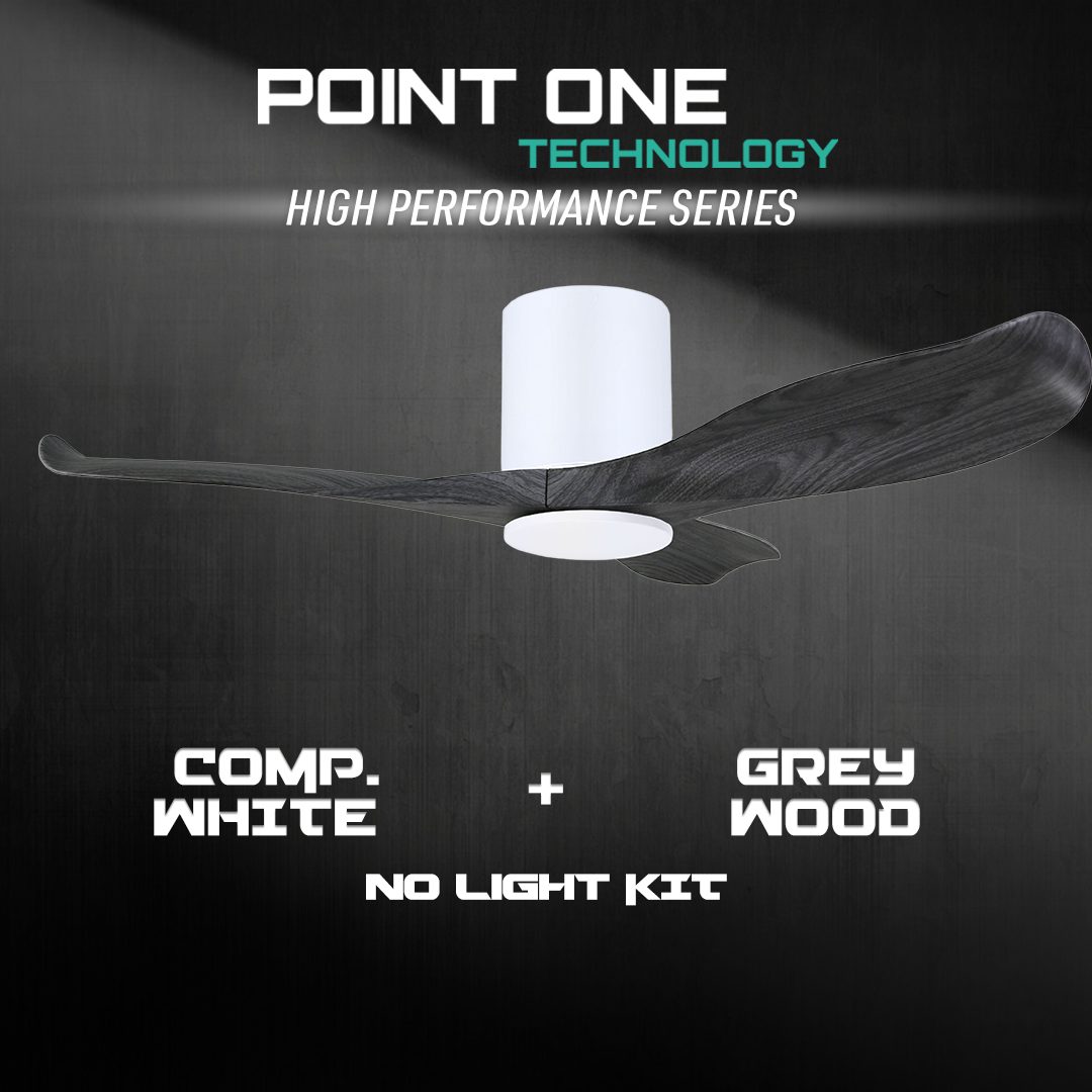White Cylinder + Competition White Casing / Greywood | No