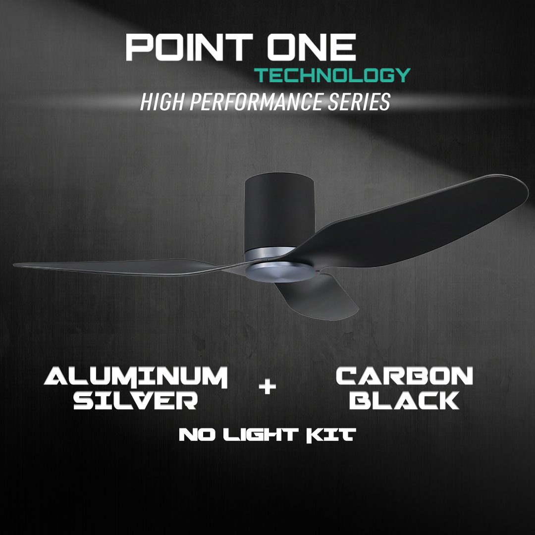 Black Cylinder + Aluminum Silver Casing / Carbon Black | No