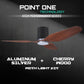 Black Cylinder + Aluminum Silver Casing / Cherrywood | Yes