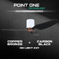 White Cylinder + Copper Bronze Casing / Carbon Black | No