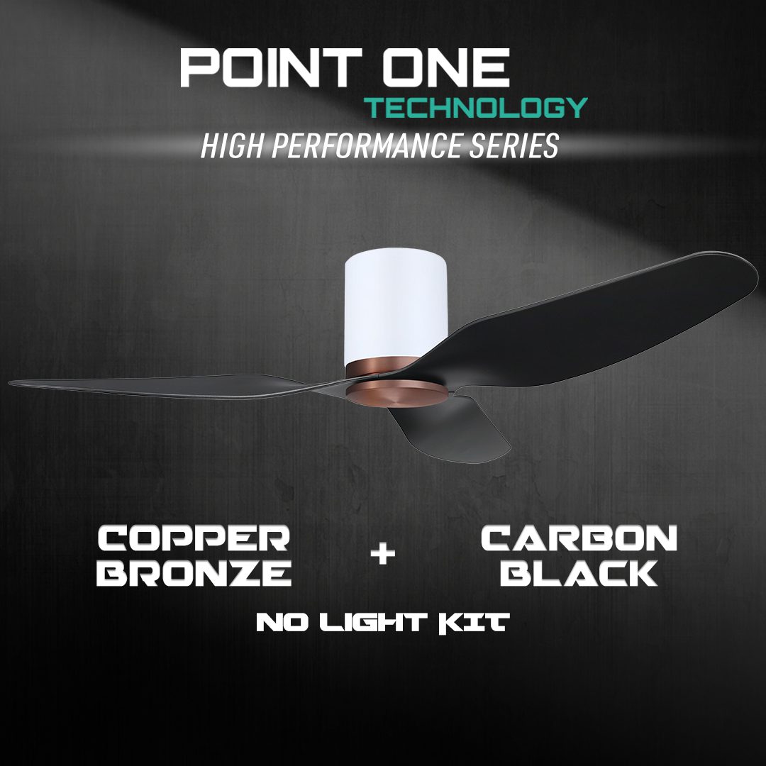 White Cylinder + Copper Bronze Casing / Carbon Black | No