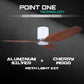 White Cylinder + Aluminum Silver Casing / Cherrywood | Yes