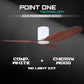 White Cylinder + Competition White Casing / Cherrywood | No
