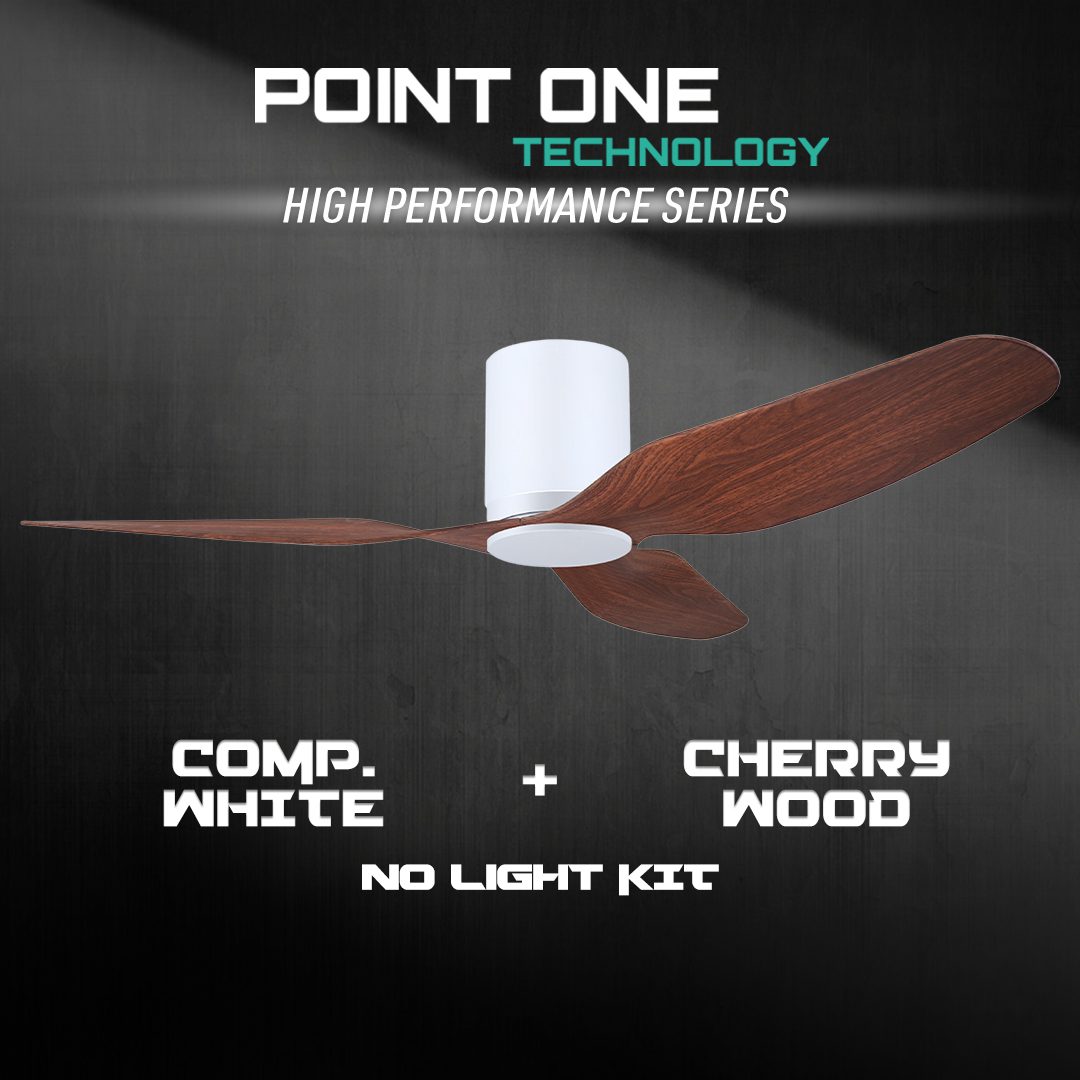 White Cylinder + Competition White Casing / Cherrywood | No