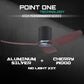 Black Cylinder + Aluminium Silver Casing | No