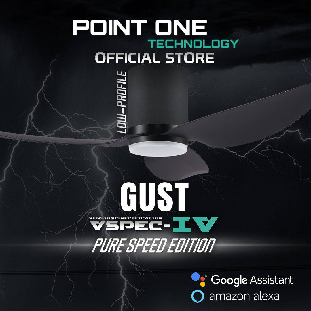 Point One Gust VSPEC-IV PURESPEED Edition Smart Ceiling Fan