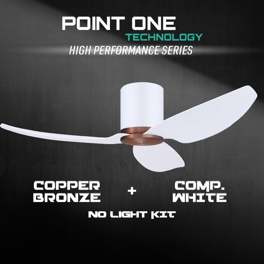 White Cylinder + Copper Bronze Casing | No