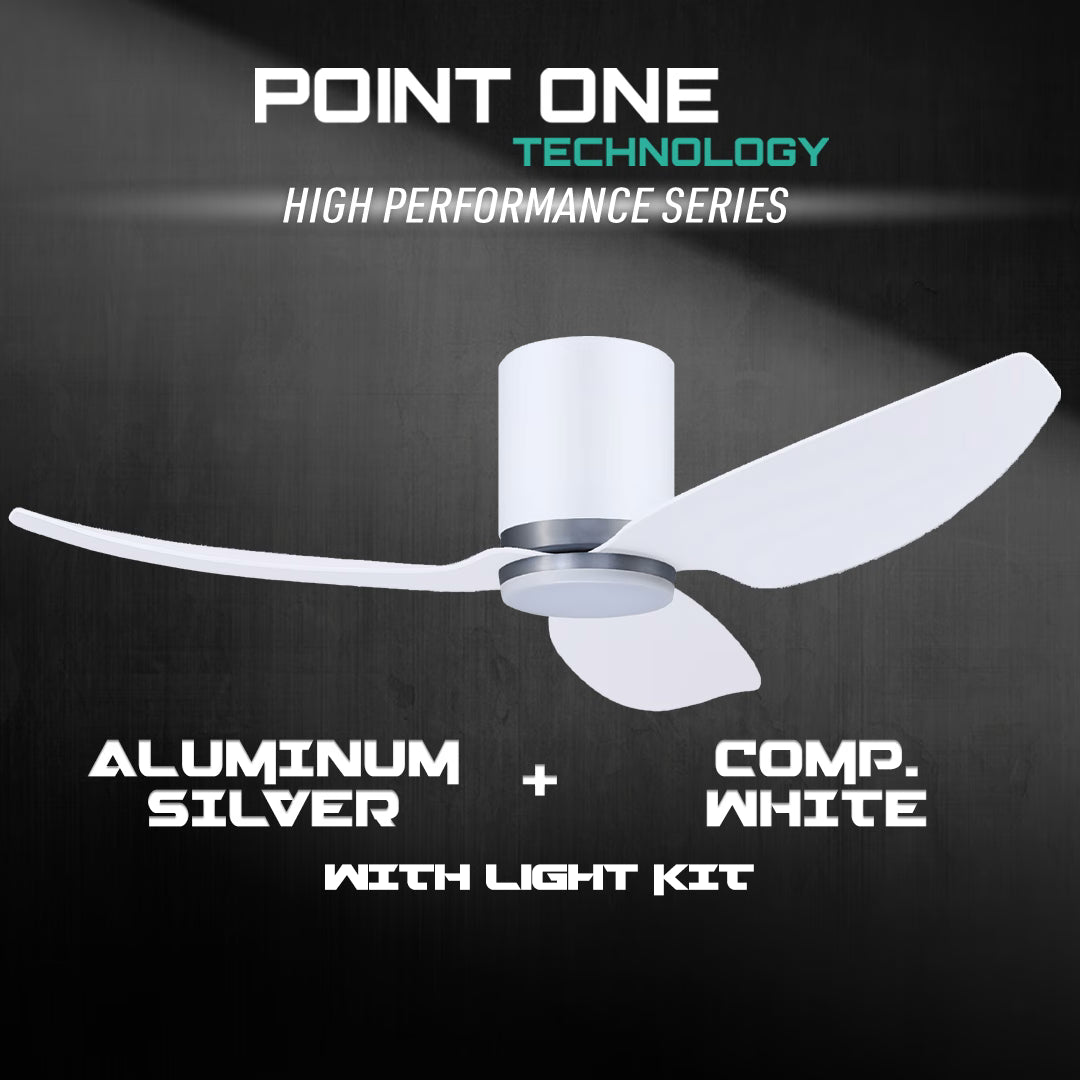 White Cylinder + Aluminum Silver Casing | Yes