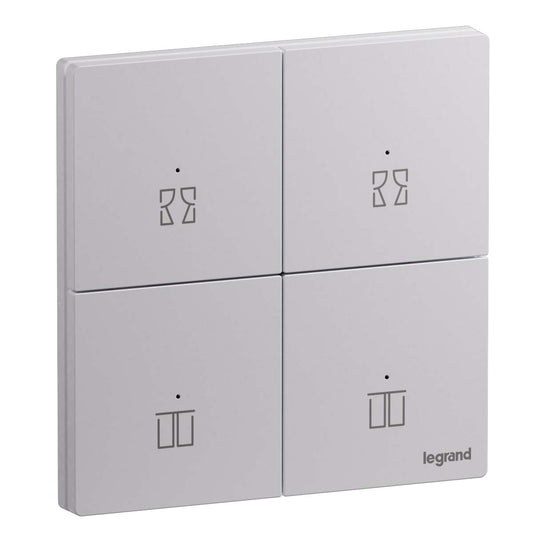 Galion Up Smart 2 Gang Curtain Switch with Neutral