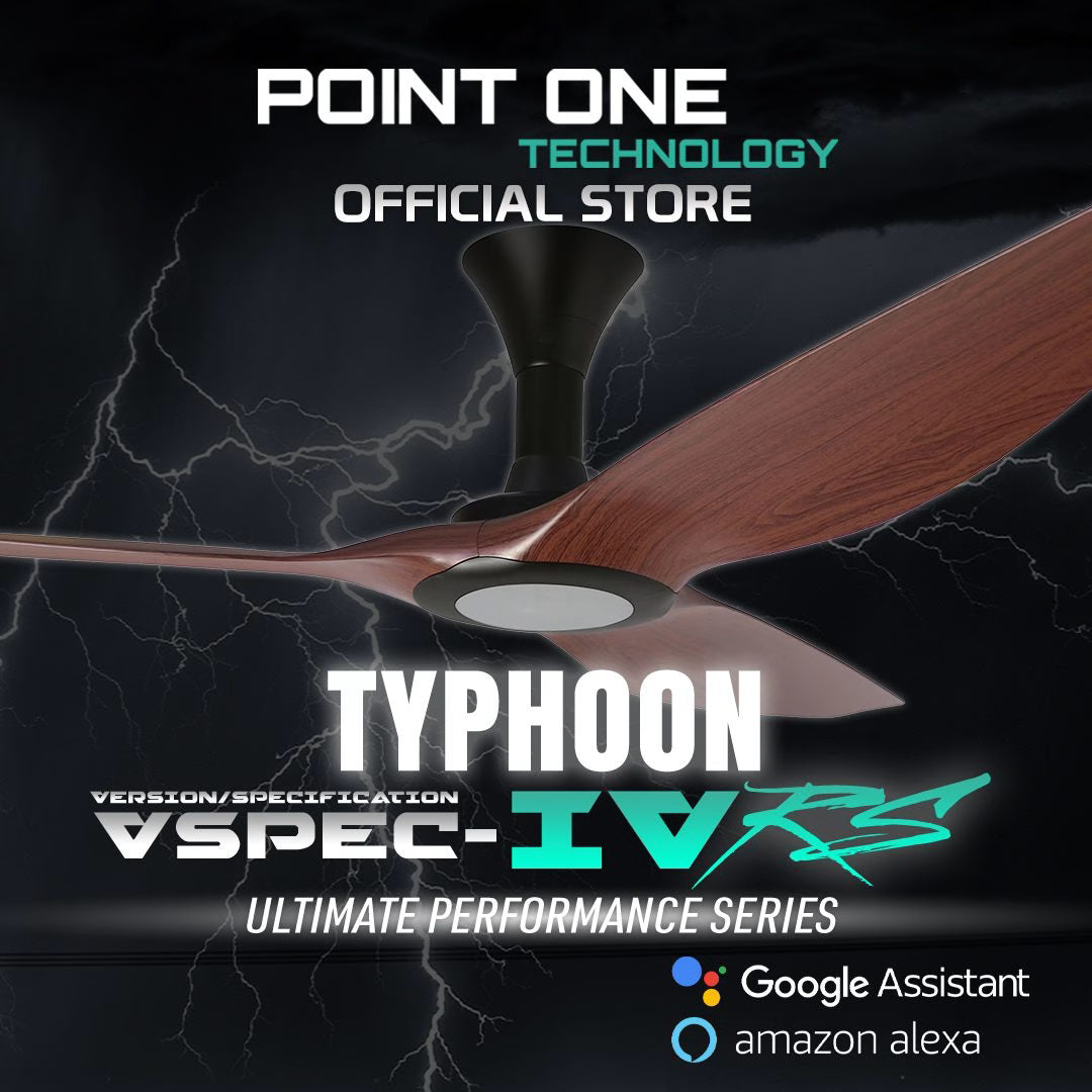 Point One Typhoon VSPEC-IV RS Smart Ceiling Fan (Pre-Order Only)