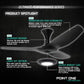 Point One Vortex VSPEC-IV RS TYPE-II Smart Ceiling Fan