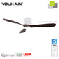 YOUKAIN –Smart Ceiling Fan (Wifi)(White Hugger) (PRE-ORDER)