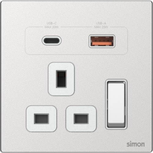 Metal Frosted Silver